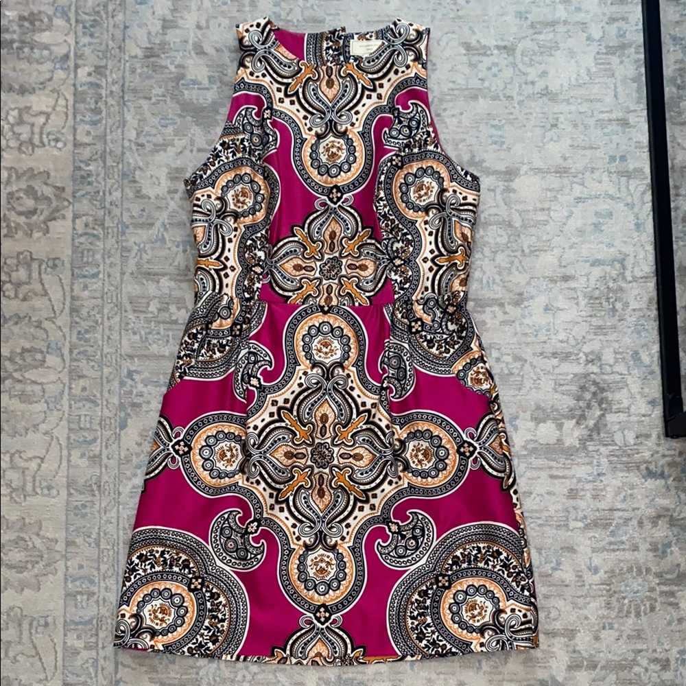 Moulinette Soeurs Pink and Black Mini Dress